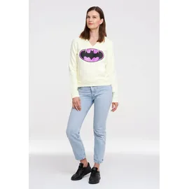 LOGOSHIRT Kapuzensweatshirt Batman-Logo Gelb 48