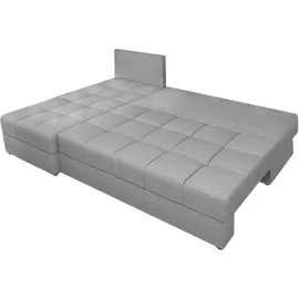 ax living Ecksofa Klein mit Schlaffunktion Dolceo Gelb Steppung 206 cm
