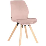 CLP Stuhl, Pink, Holz, 49x87x58 cm, Esszimmer, Stühle, Esszimmerstühle, Vierfußstühle