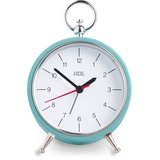 ADE CK2008 Mint, Vintage Metallgehäuse, Snooze-Funktion und Beleuchtung, Wecker analog, 10.8 cm