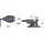 Optimum Schraubstock Metall 50 mm blau