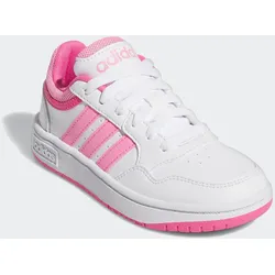 Sneaker ADIDAS SPORTSWEAR "HOOPS", Gr. 40, pink (cloud weiß, bliss pink, pulse magenta), Synthetik, Textil, sportlich, Schuhe