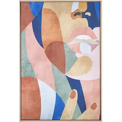 Canvas BITETTO Frauenmotiv 63 x 99 cm Bunt