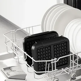 Tefal XA7308 Waffelplatten Schwarz