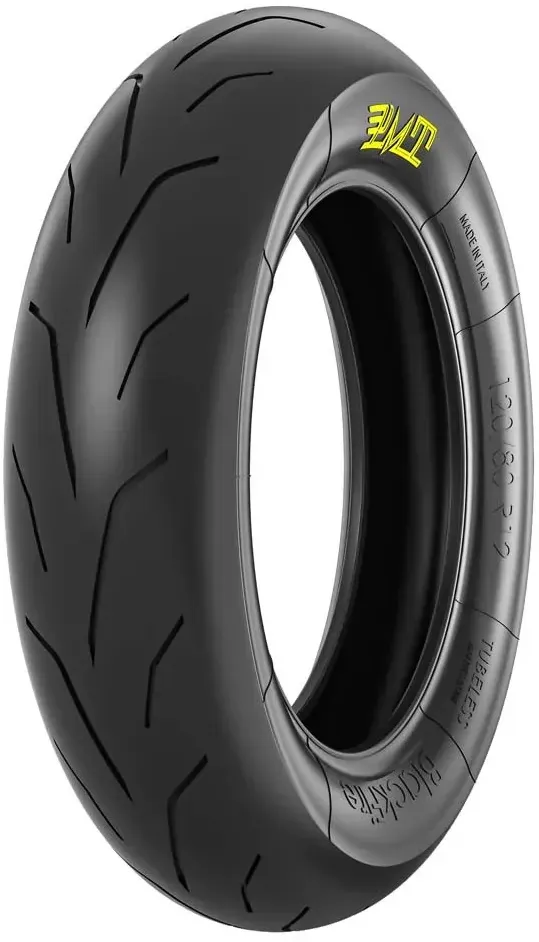 Pmt Tyres Semi-slick Blackfire Hard 55j Tl Sportlicher Hinterreifen - Black - 120 / 80 - R12