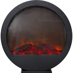 LED-Laterne "Fireplace", Farbe: schwarz