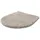 GRUND Badteppich MELANGE Taupe, 47x50 cm Deckelbezug