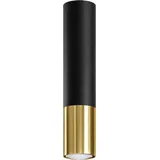 Sollux LOOPEZ 1xGU10 29 cm schwarz/gold