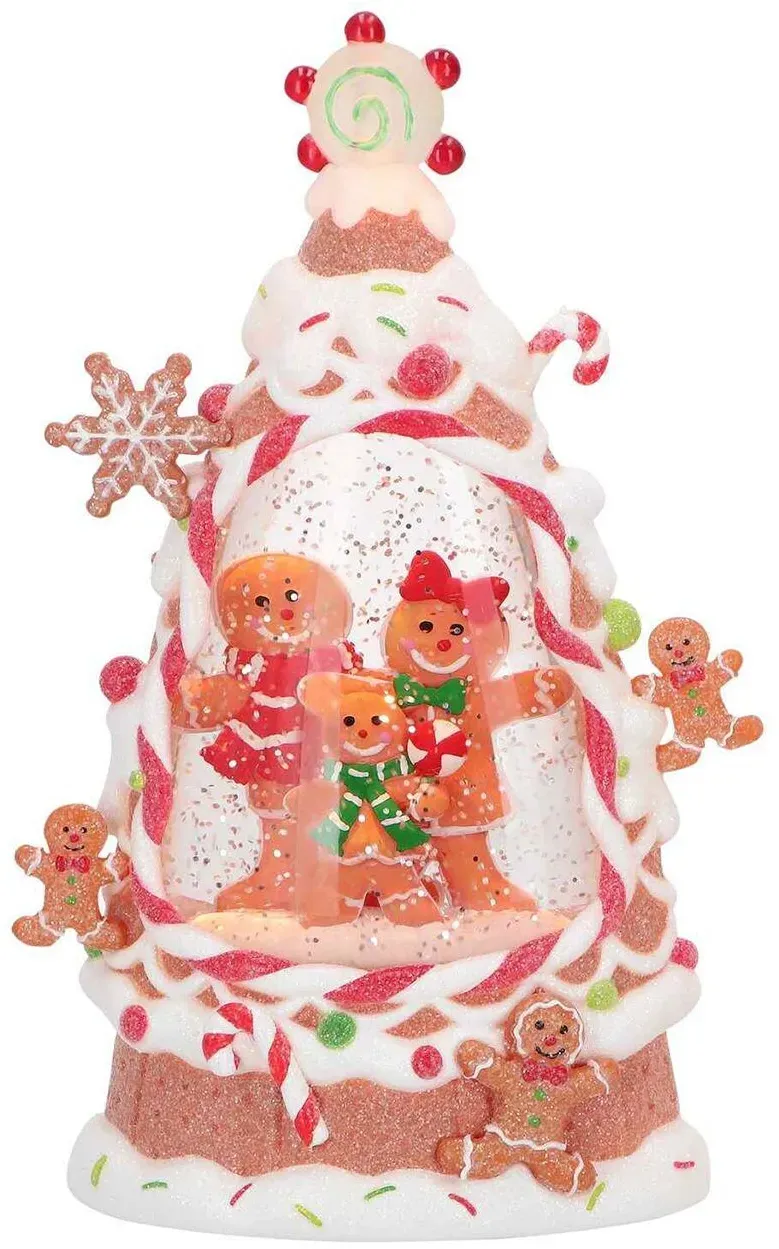 Santa`s Workshop Water Spinning Gingerbread