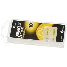 Duracell Activair Hörgerätebatterien 10 6 St.