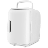 4L Mini-Kühlschrank Für Das Schlafzimmer Tragbarer Kosmetik-Kühlschrank Getränkekühler Mit Kühl- Und Heizfunktion Kompakte Elektrische Reefer Kosmetik Für Hotels, Schlafzimmer, Autokühlschrank ( Color