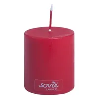 Sovie CANDLES Stumpenkerze 60 mm rot