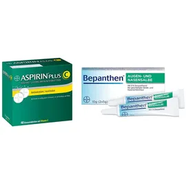 Bayer Set bei ersten Erkältungsanzeichen: Aspirin Plus C + Bepanthen
