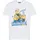 Kidsworld T-Shirt "MINIONS T-Shirt: BANANAS", Jungen, Gr. 140/146, weiß, Single Jersey, Obermaterial: 100% Baumwolle, bedruckt, Basic normal, Rundhals, abgesteppte Kante, Shirts T-Shirt, für Jungen, Kurzarm, aus Baumwolle