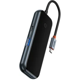 Baseus HUB USB-C na 4xUSB 3.0 dunkelgrau