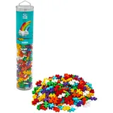 Plus-Plus Plus-Plus® 9604262 - Rainbow, Tube, 240 Bausteine, Konstruktionsspielzeug, Regenbogenfarben