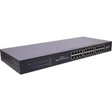 InLine Gigabit Netzwerk Switch 24-Port, 1Gb/s, 48,26cm (19"), 1HE, Metall