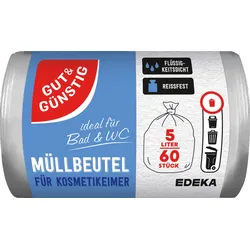 GUT&GÜNSTIG Kosmetikbeutel 5,0 l transparent