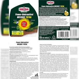 Substral Celaflor Power Unkrautfrei Weedex Total 800 ml