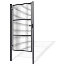 casanoov Zauntor, Metall, Rechteckig, 106x206 cm, Gartenzubehör