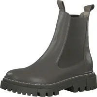 TAMARIS Damen Stiefelette Leder Chelsea Boot schöne Profilsohle 1-25491-29,