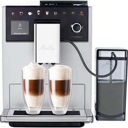 Melitta Latte Select F630-201, Kaffeevollautomat, Schwarz, Silber