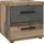 Forte Winnie grau old wood vintage, betonoptik dunkel grau), B:37,6cm H:38,6cm T:34,7cm, FSC-zertifizierter Holzwerkstoff, Sideboards, Nachtkonsole