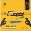 Markbass Saiten, Balanced Series Strings 4s 45-105 - Saitensatz für 4-Saiter E-Bass