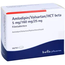 AMLODIPIN/Valsartan/HCT beta 5mg/160mg/25mg FTA 98 St
