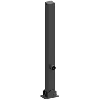 Schake Absperrpfosten Typ 470FU, umlegbar + Dreikantverschluß, 70x70mm, feuerverzinkt
