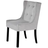 Livetastic Stuhl, Schwarz, Silber, Holz, Textil, Eukalyptusholz, massiv, eckig, 57x64x99 cm, Esszimmer, Stühle, Esszimmerstühle, Vierfußstühle