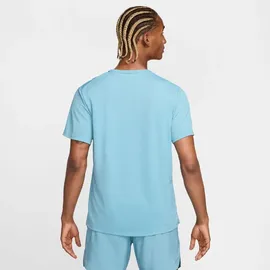 Nike Dri-FIT UV Miler kurzarm Laufshirt Herren 464 denim turq/reflective silv S