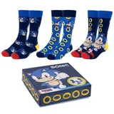 Cerdá Sonic Socken 3er Pack Mehrfarbig 35-41