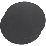 LDXDRU Drehteller aus Schiefer 30 cm Rundes Drehbares Schieferplatte Servierplatte Deko Tablett Schieferplatten Schwarz Anthrazit Schieferplatte zum Servieren, Deko