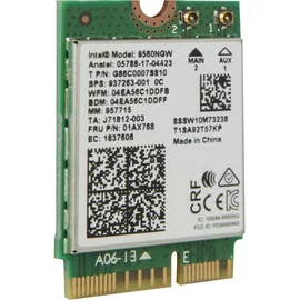 Intel Intel® Dual Band WLAN-AC 9560 M.2 WLAN-Adapter