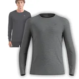 Odlo Merino 200 BL Top Crew Neck L/S grau