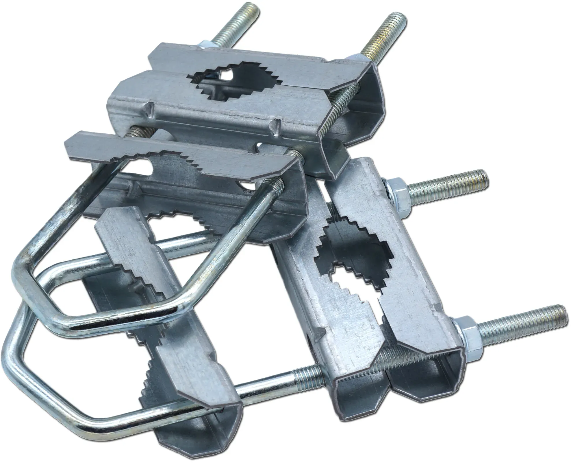 SET 2x Universal Doppel-Schelle Mastschelle 18-HQ