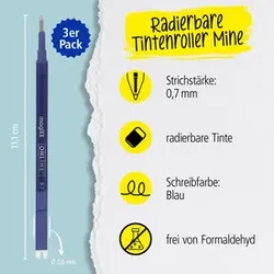 ONLINE Gelmine Magixx blau 40160/3 radierbar 3ST