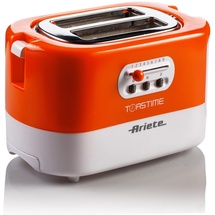 Ariete 159 Toasttime, Weißer Toaster 2 Scheiben 9 Bräunungsstufen, 700 W