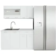 VCM Küchenzeile Esilo 140 cm weiß