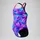 Speedo Print Powerback Badeanzug Pink 128