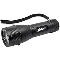 XCell 146362 LED Taschenlampe mit Handschlaufe, mit Holster, mit Stroboskopmodus batteriebetrieben 5