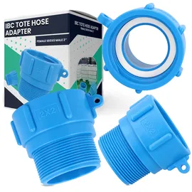 Instalguru IBC Tank Adapter 2 Zoll blau