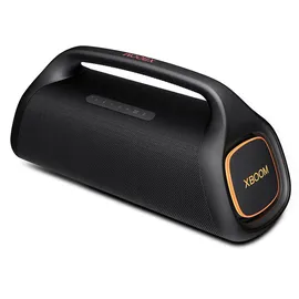 LG XBOOM Go XG9Q Bluetooth-Lautsprecher 80 W, Lautsprecher mit Sound Boost, Stroboskop-Beleuchtung, Wasser- und staubdicht (IP67), dynamischer Bassoptimierer, 24 Stunden Akkulaufzeit, Schwarz