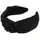axy Stoff Haarreif mit Knoten-Vintage-Wunderschön Damen Stirnband Haarschmuck Haarreifen HR35 (Schwarz)
