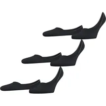 Falke Step Füßlinge 3er-Pack, Medium-Cut, für Herren, 3000 Black 47-48