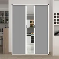 Ziehharmonika Türen, Ziehharmonikatür Wabendesign - Individuelle Falttür Innentür mit Zubehör, 60-210 cm breit Raumteiler Schiebetür für Badezimmer, ohne Bohren, Für Bad, Dusche, Schrank, Küche