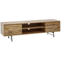 KADIMA DESIGN Lowboard Holz Eiche-Dekor 160x45x40 cm TV-Kommode mit