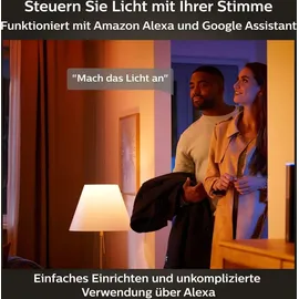 Philips Hue mit Bridge V2 + 4 White & Color Ambiance E27 806lm