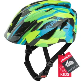 Alpina Pico 50-55 cm Kinder neon-green/blue gloss 2021